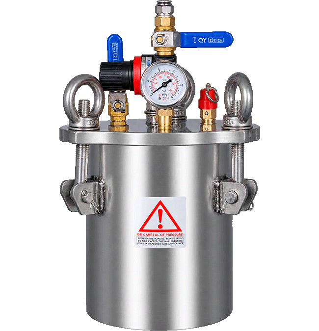 2L Pressure Tank for Fluid Storage for Vessels & Containers