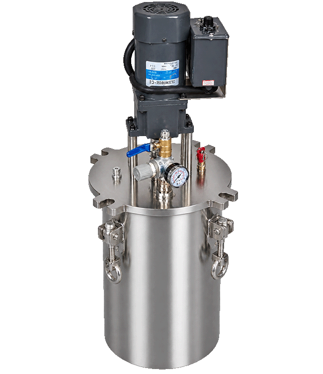 Yakoo 10L 90W Electric Mixing 0.5MPa 304 Stainless Steel Pressure Storage Tank Fermenter Long Service Life Working Temp -20-180
