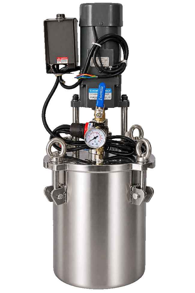 20L 90W 304 Stainless Steel Electric Mixing Pressure Drum Pneumatic Agitator 0.5MPa High Pressure Vessel Long Service Life pressure tank product image