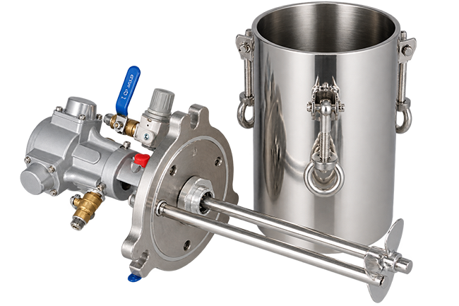 15L Stainless Steel Pressure Vessel Tank Pneumatic Agitator Mixer Easy Operation 0.5MPa Design Pressure 1 Year Warranty pressure tank product image