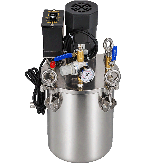 Factory Direct Yakoo | Customize 100L 304 Stainless Steel Flange Electric Mixer Pressure Vessels 0.5MPa Design Pressure -20 pressure tank product image