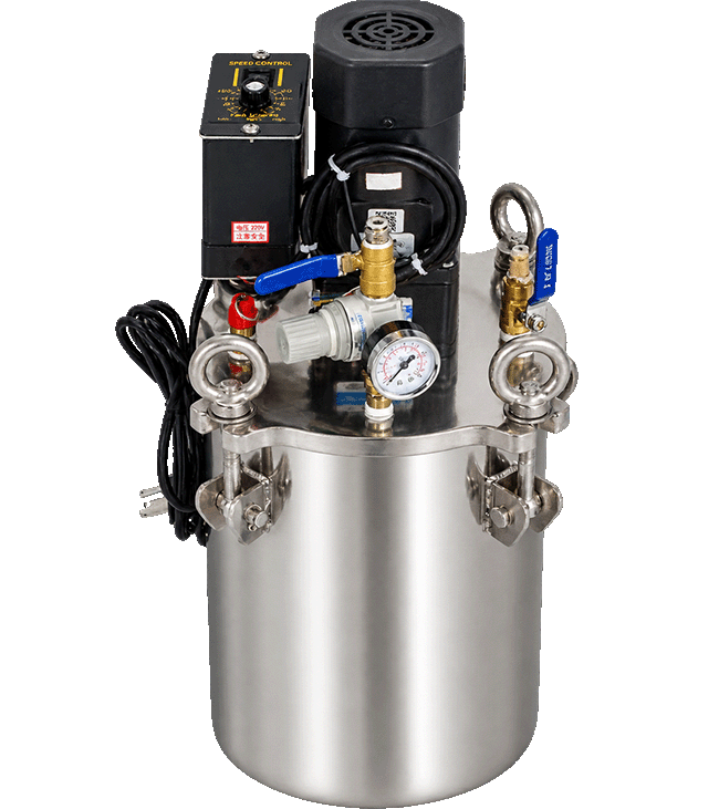 3L 304 Stainless Steel Pressure Vessel with Electric Mixer Manhole Cover -20C to 180C Working Temperature 1 Year Warranty pressure tank product image