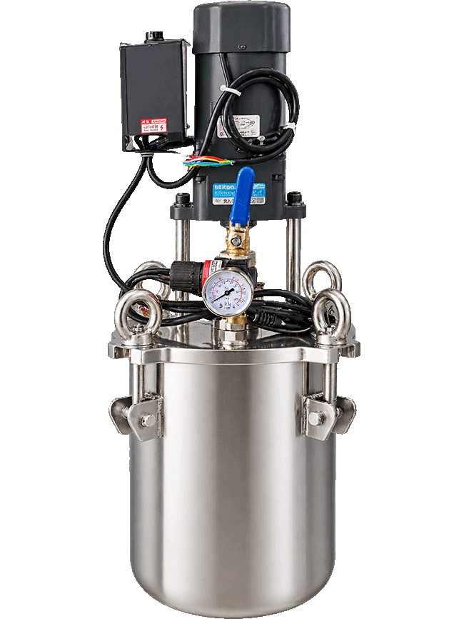 40L 120W Professional Duty 304 Stainless Steel Vertical Pressure Vessel Tank Electric Mixer 0.5MPa Design Pressure -20 180C pressure tank product image