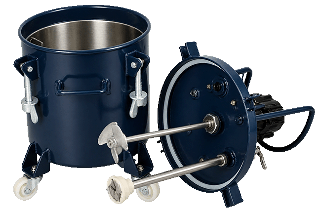 Factory Direct 304 Stainless Steel 20L Pressure Tank Pneumatic Mixer for Painting Dispensing Machine