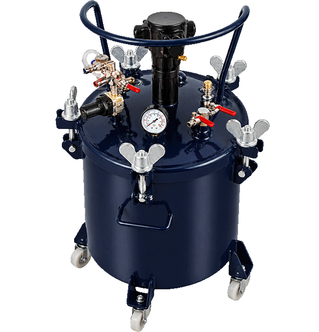 20L High-Pressure Pneumatic Mixer Small Pressure Vessel with Clamp for Paint Spray Quality Product Category
