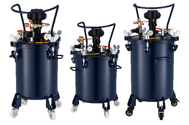 Stainless Steel Paint Ball Tank Pressure Feed 950ml/min Paint Output Customizable OEM Support