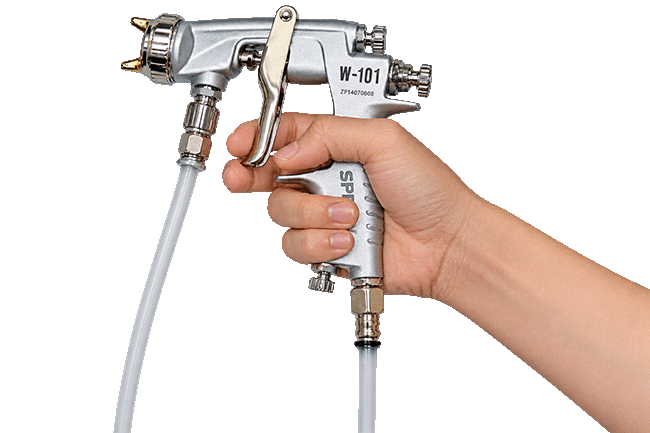 Portable Multi-Function HVLP Air Gun Pneumatic Spray Guns Set for Automotive Painting Plastic Gravity & Pressure Feed Type