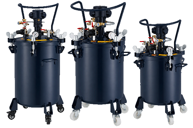 Stainless Steel Tank Mixer for Paint OEM Customizable Pressure Feed 950ml/min Output 10-60L Capacity