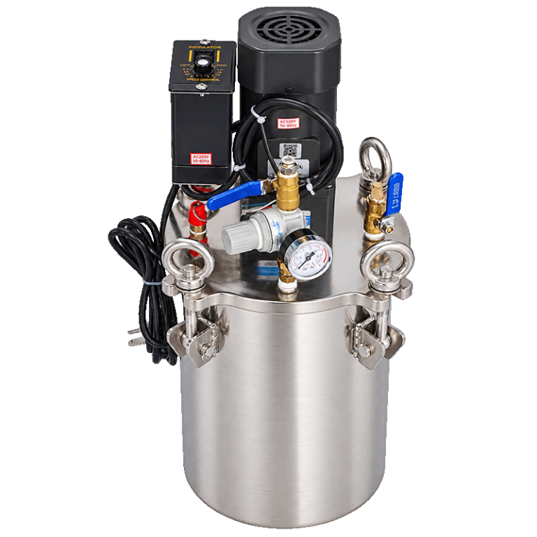 Factory Supply 30L 304 Stainless Steel Pressure Tank With Motor Automatic Mixing Vessel for Paint Ink Glue Coating Spray Machine