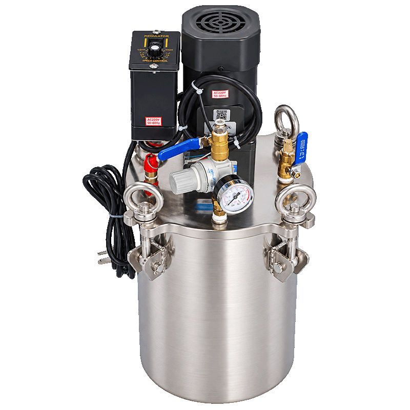Factory Supply 30L 304 Stainless Steel Pressure Tank With Motor Automatic Mixing Vessel for Paint Ink Glue Coating Spray Machine glue pressure tank product image