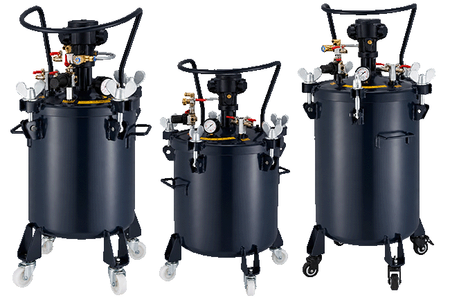 For Jet X 5500 High-Volume Low-Pressure (HVLP) Air Spray Gun Stainless Steel 10L Cup Capacity Gravity Pressure OEM pressure tank product image