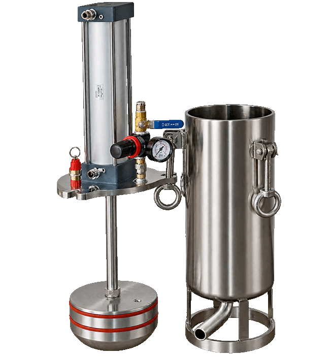 Bottom Discharge Cylinder Pressure Barrel 304 316 Flange Stainless Steel Vessels Pressure Tank for High/Low Viscosity Glue