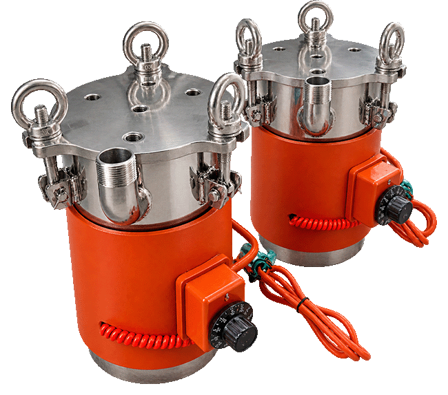 High Viscosity Liquid Electric Hybrid High Pressure Vessel Silicone Heating Jacket Pressure Tank Flange for Glue Dispensing