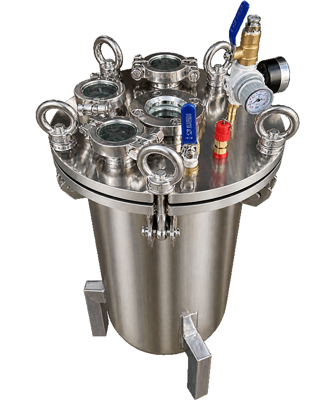 Paint Tank 50L 60L 80L 100L Pneumatic Mixing Tank Glass windows 304 316 Stainless Steel Pressure Tank for Industrial Glue