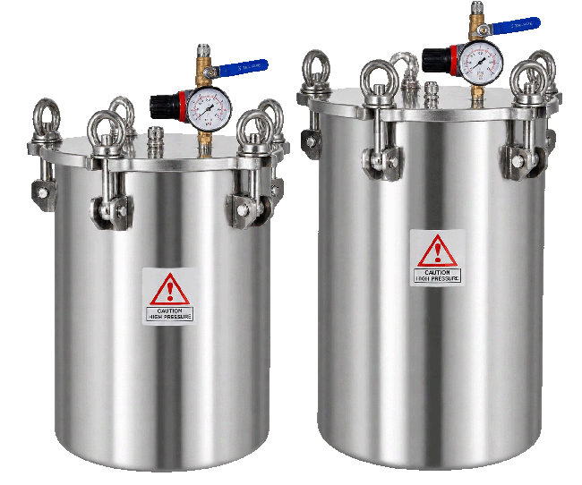 2L 3L 4L 5L 8L 10L 304 Stainless Steel Dispensing Machine Epoxy Dispensing Pressure Tank Pressure Vessels for Industrial Glue pressure tank product image