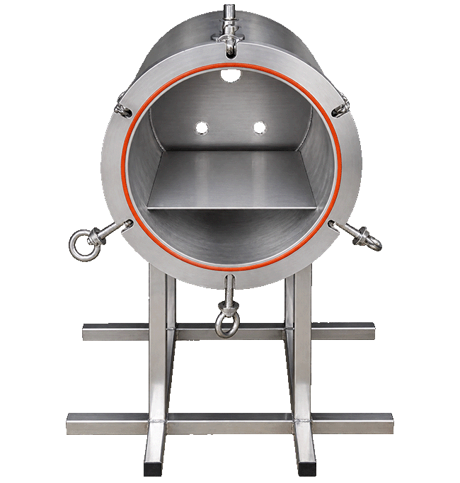 Capacity Customization 50L 100L 200L Horizontal Pressure Vessel With Support Stainless Steel Pressure Tank for Air Compressor pressure tank product image
