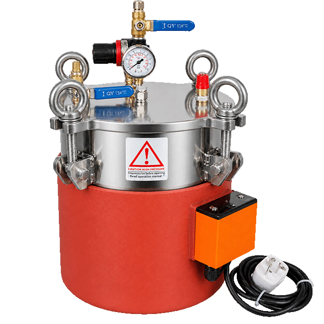 Silicone Heating Plate Constant Temperature Control 10L 20L 30L Stainless Steel 304 Heating Pressure Tank for High Strength Glue pressure tank product image