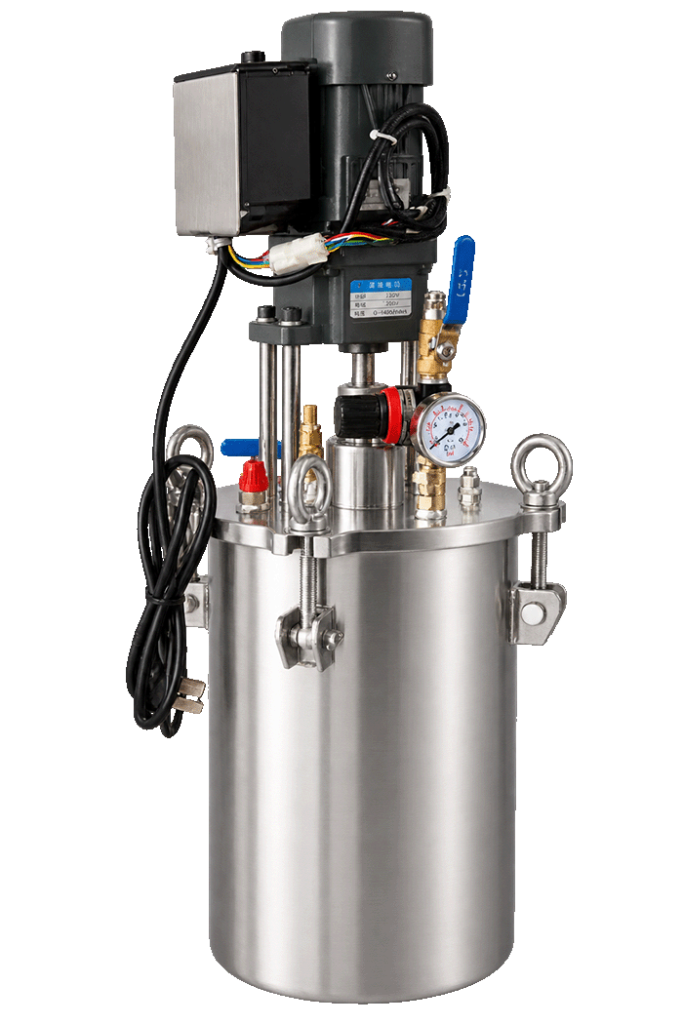 40L 120W Professional Duty 304 Stainless Steel Vertical Pressure Vessel Tank Electric Mixer 0.5MPa Design Pressure -20 180C
