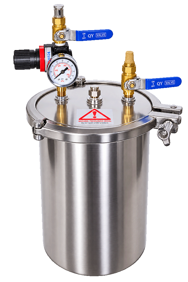 8L Controlled Pressure Reaction Vessel Engineered to Facilitate Reactions Under Preset Conditions