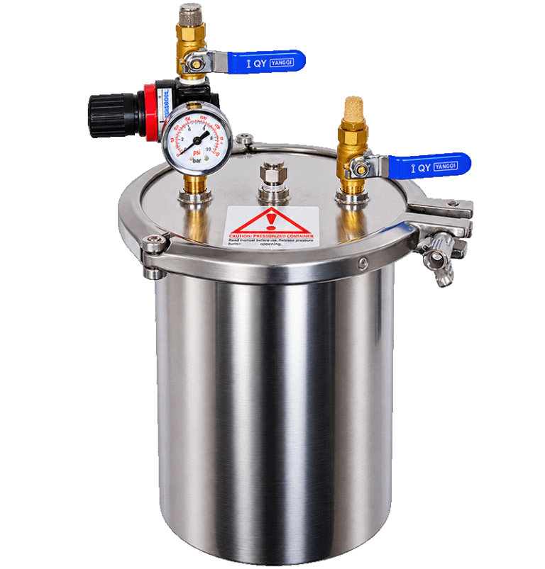 10L 304 Stainless Steel Pressure Vessel Dryer for Moisture Removal in Pressure-Related Processes