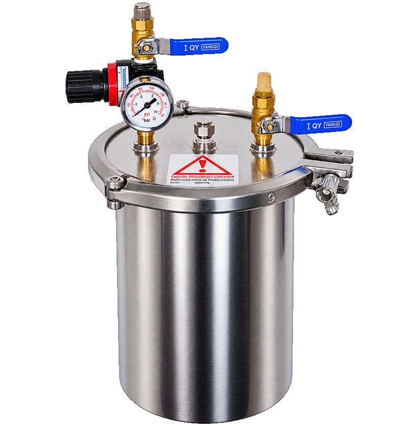10L 304 Stainless Steel Pressure Vessel Dryer for Moisture Removal in Pressure-Related Processes