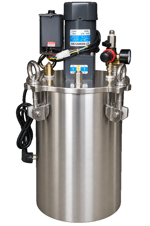 Factory Direct 60L 120W 304 Stainless Steel Pressure Reactor Vessel with Electric Mixer High-quality Stainless Steel Product