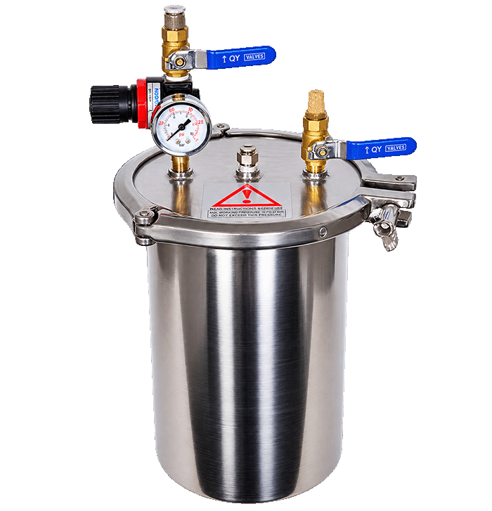 Factory Price 304 Stainless Steel 2L CO2 Pressure Vessel with Clamps New Condition for Manufacturing Plants and Farms