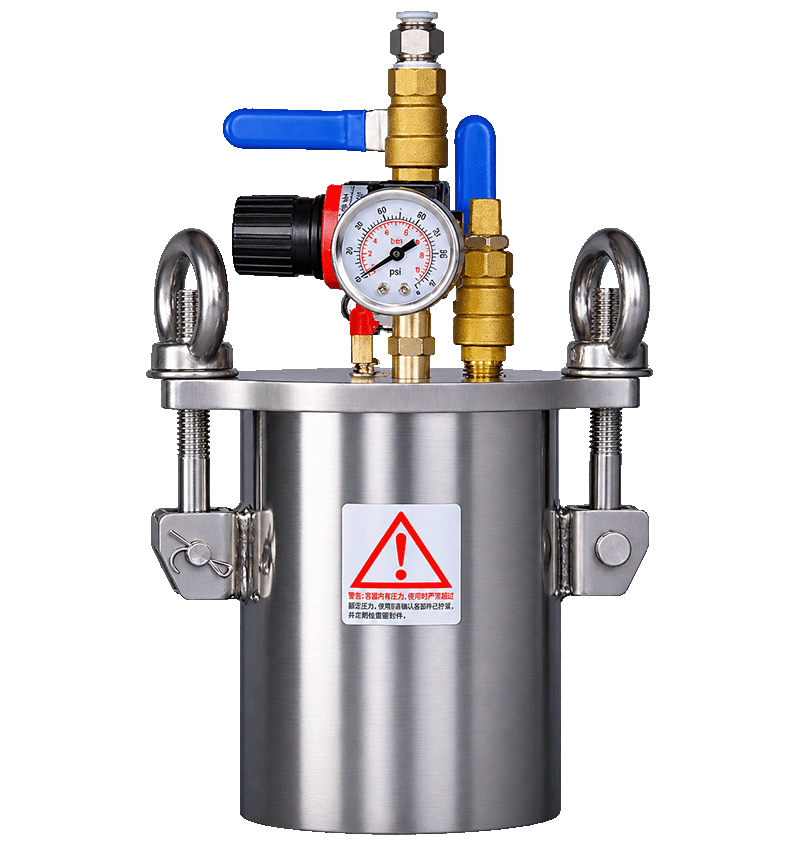 Yakoo | Customize 1L 304 Stainless Steel Lab Pressure Vessel 0.5MPa Max Pressure -20 180C Temperature Range Dispensing Systems