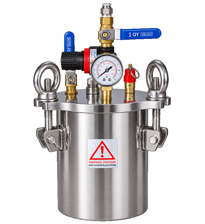 2L Factory-Priced 304 Stainless Steel Pressure Vessel Tank for Filling Machine