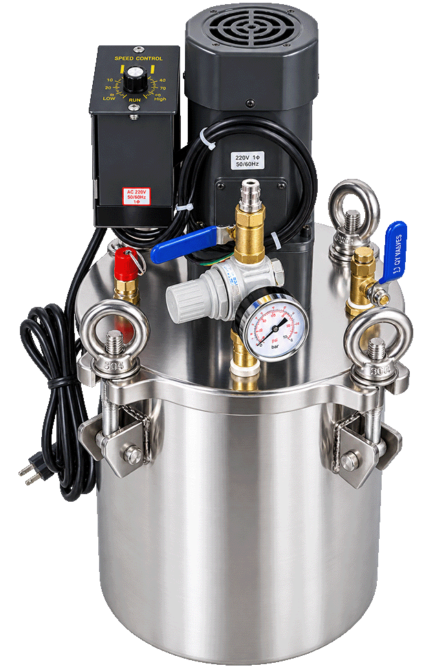 Factory Direct 10L 90W 304 Stainless Steel Pressure Vessel with Electric Mixer 10L Electric Pressure Vessel