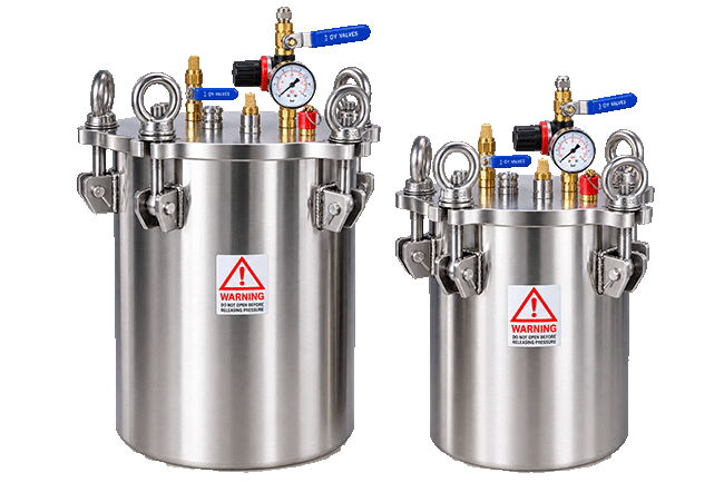 New Condition Industrial Steel Pressure Bucket 1L-100L Tank for Glue Core Component Pressure Vessel for Manufacturing Plant