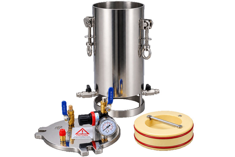Industrial 5L Stainless Steel Pressure Tank 304 Vessel with Nylon Piston for Foaming Machine