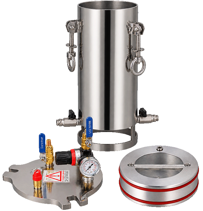 Factory Supply 3L Stainless Steel 304 Pressure Tank with Aluminum Piston for Automatic Production Line