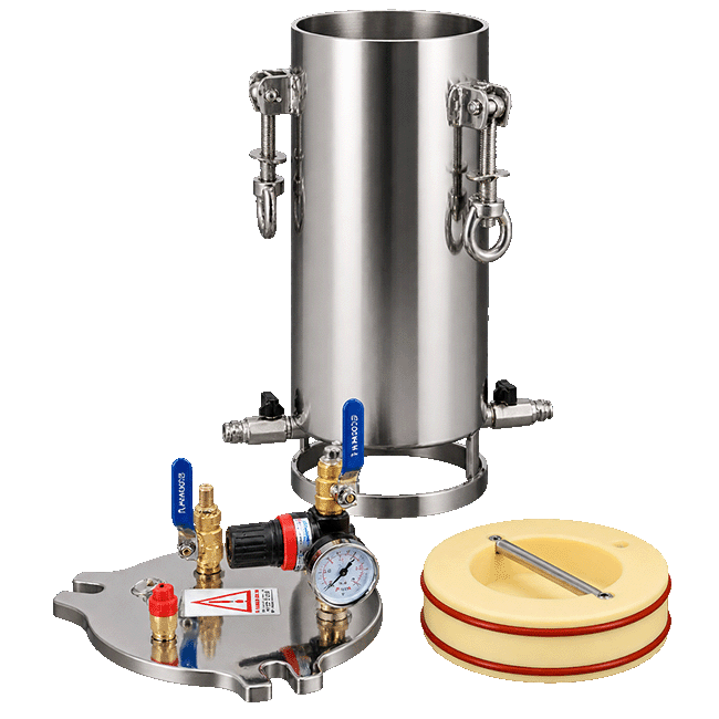 Factory Supply 3L Stainless Steel Air Pressure Tank with Nylon Piston for Automatic Production Line
