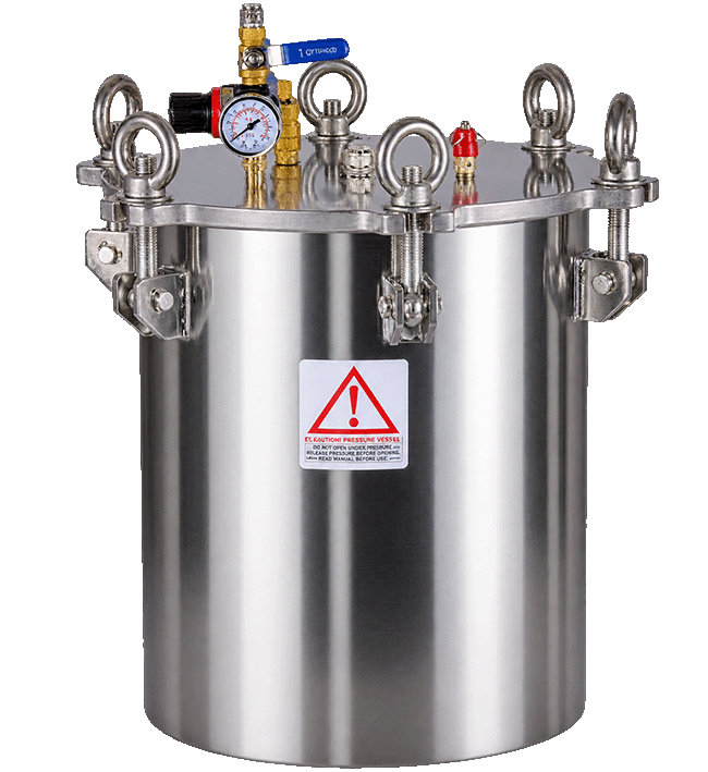 80L Customizable 304 Stainless Steel High Volume Pressure Vessel Dispensing Machine Included
