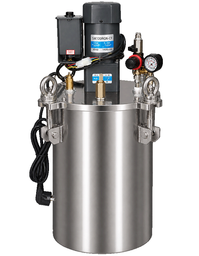 80L Industrial 304 Stainless Steel Pressure Vessel with Electric Mixer Liquid Glue Container