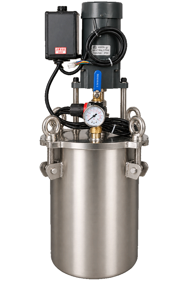 Factory Direct 20L 90W 304 Stainless Steel Pressure Vessel with Electric Mixer 0.5MPa Design Pressure 1 Year Warranty