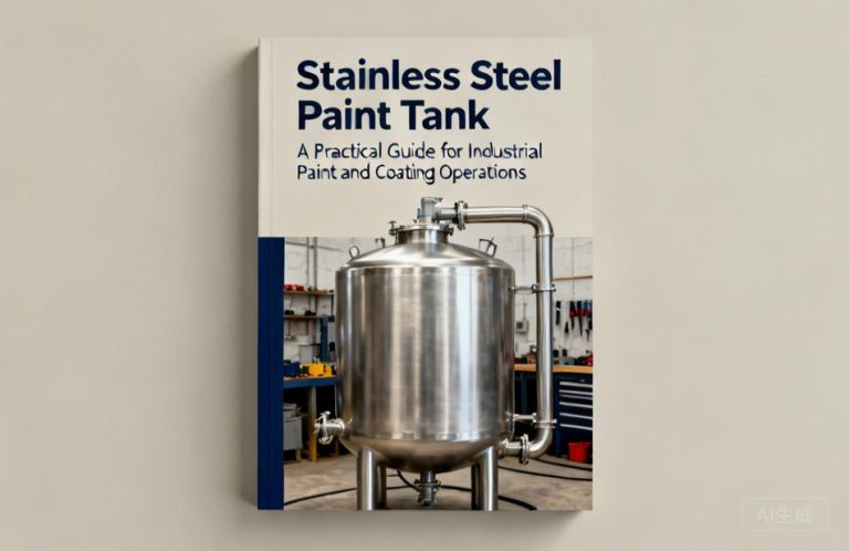 Stainless Steel Paint Tank | A Practical Guide for Industrial Paint and Coating Operations