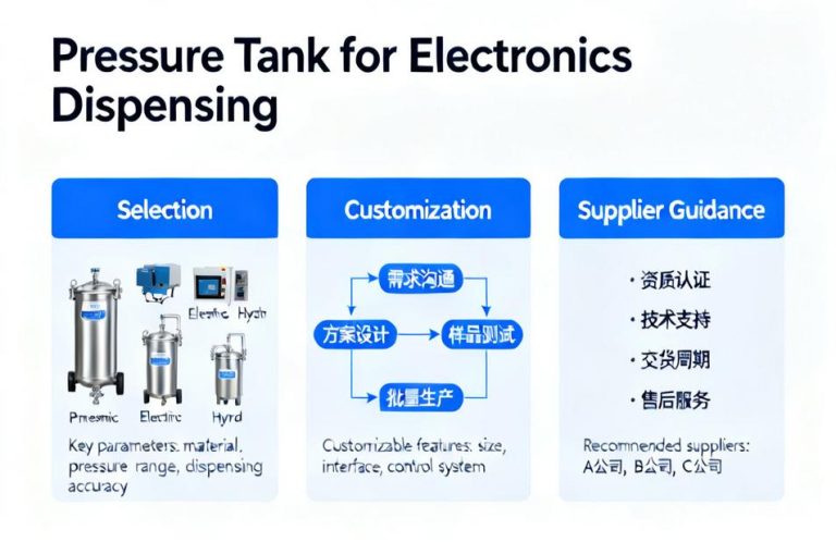 Pressure Tank for Electronics Dispensing | Selection, Customization, and Supplier Guidance