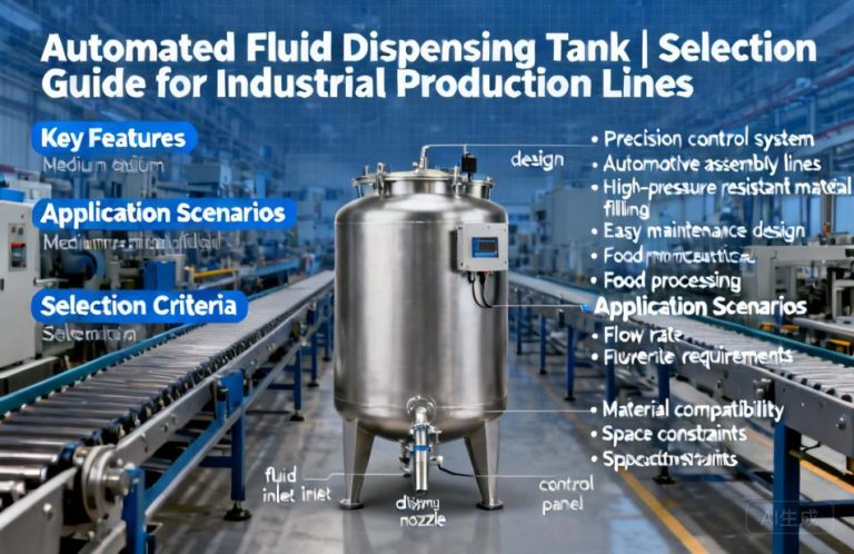 Automated Fluid Dispensing Tank | Selection Guide for Industrial Production Lines