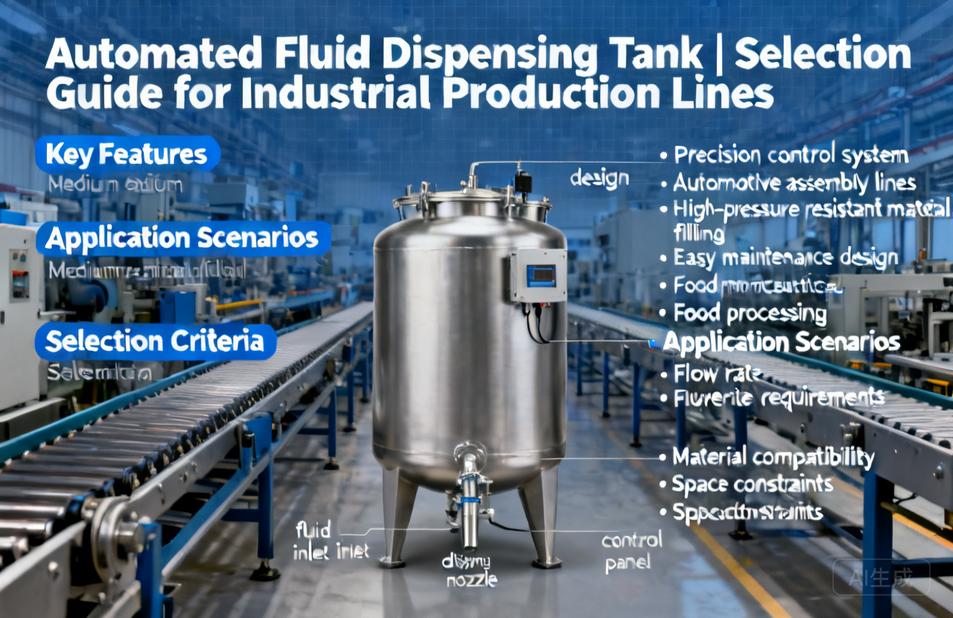 Automated Fluid Dispensing Tank | Selection Guide for Industrial Production Lines