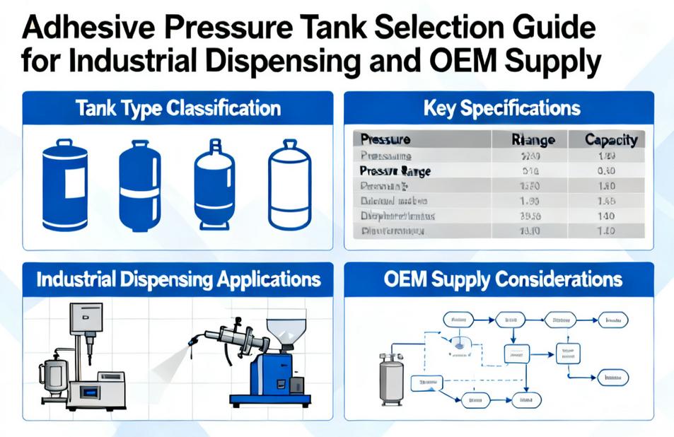 Adhesive Pressure Tank Selection Guide for Industrial Dispensing and OEM Supply