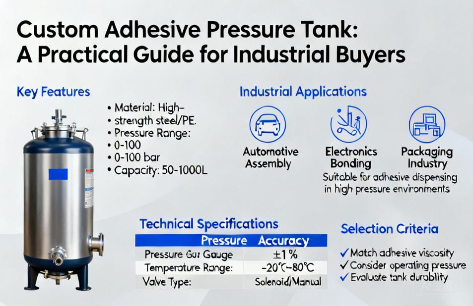 Custom Adhesive Pressure Tank | A Practical Guide for Industrial Buyers