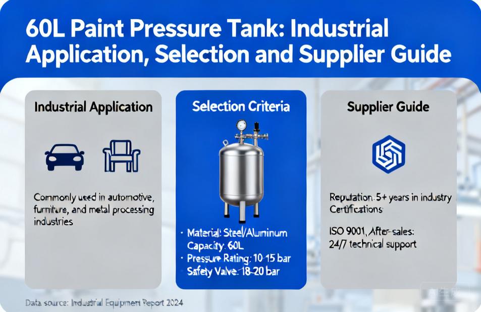 60L Paint Pressure Tank | Industrial Application, Selection and Supplier Guide