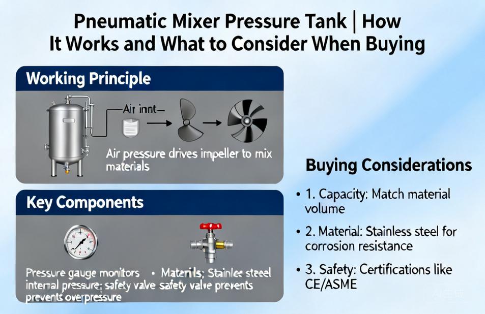 Pneumatic Mixer Pressure Tank | How It Works and What to Consider When Buying