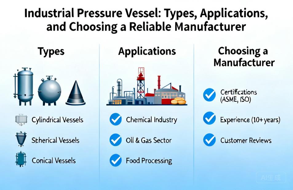 Industrial Pressure Vessel | Types, Applications, and How to Choose a Reliable Manufacturer