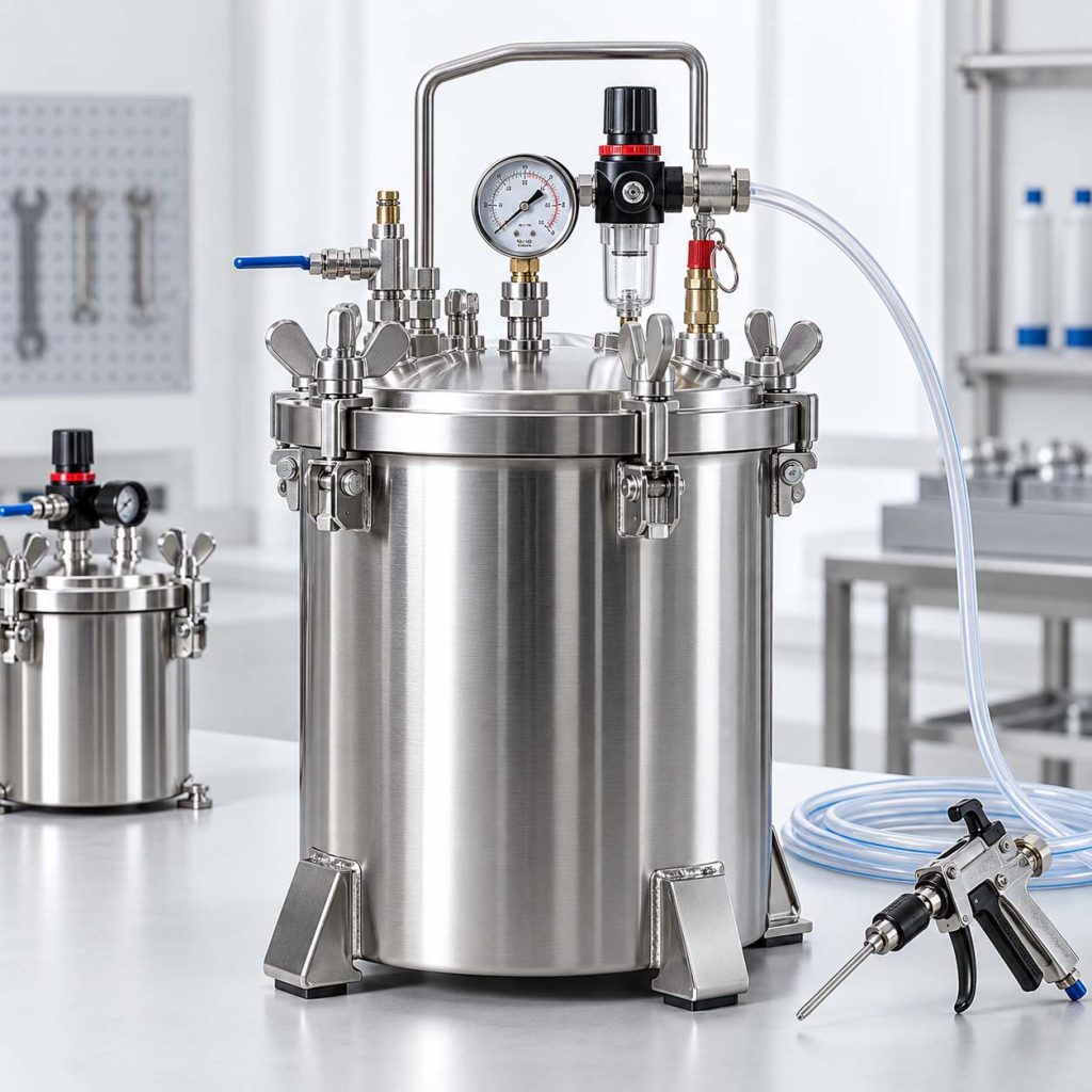 Adhesive Dispensing Pressure Tanks | Reliable Fluid Control for Industrial Applications