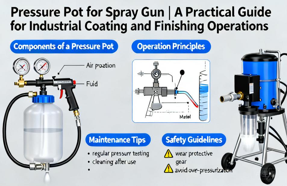 Pressure Pot for Spray Gun | A Practical Guide for Industrial Coating and Finishing Operations
