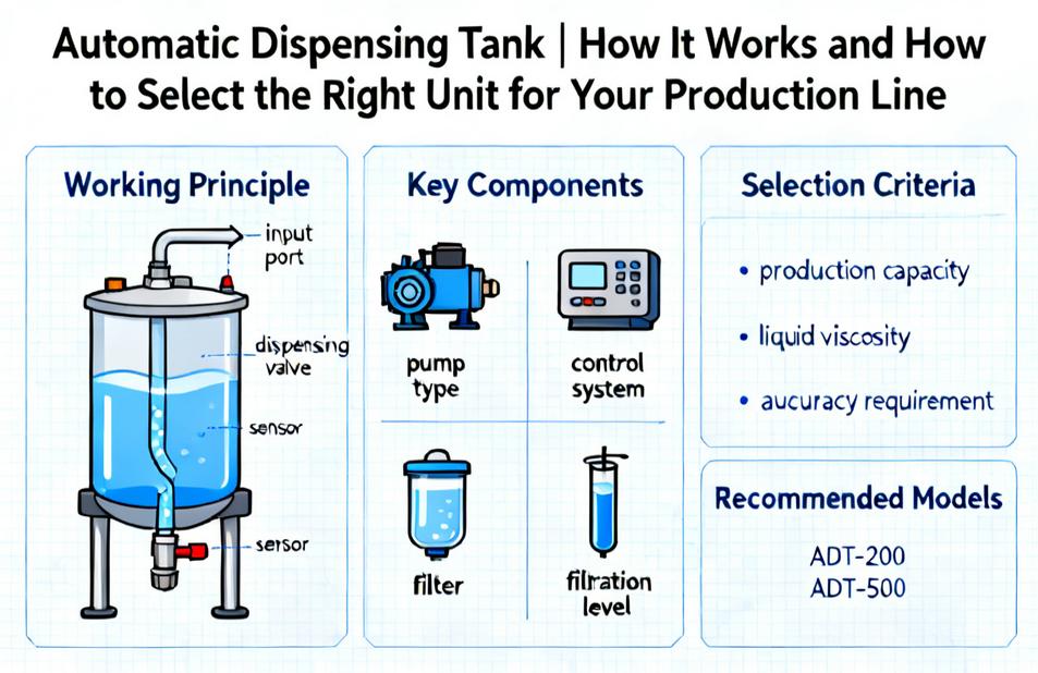 Automatic Dispensing Tank | How It Works and How to Select the Right Unit for Your Production Line