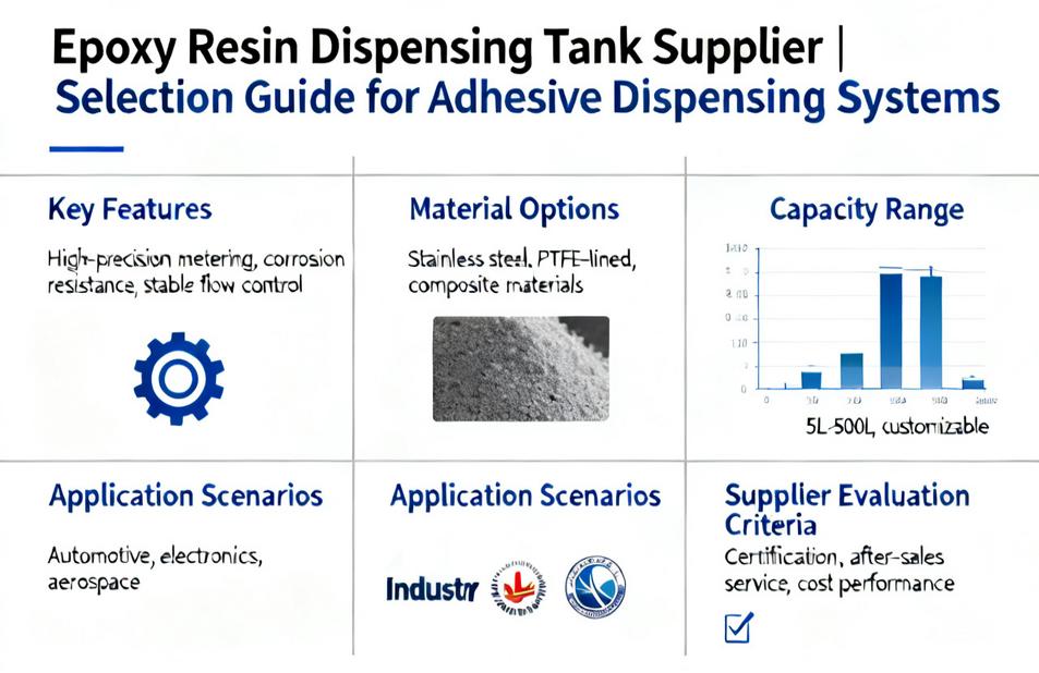 Epoxy Resin Dispensing Tank Supplier | Selection Guide for Adhesive Dispensing Systems